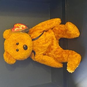 Ty Beanie Baby Fuzz the Bear 1999